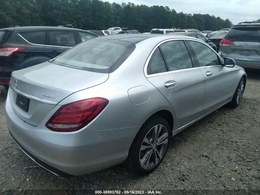 2016 MERCEDES-BENZ C-CLASS C 300 - 55SWF4KB4GU177997