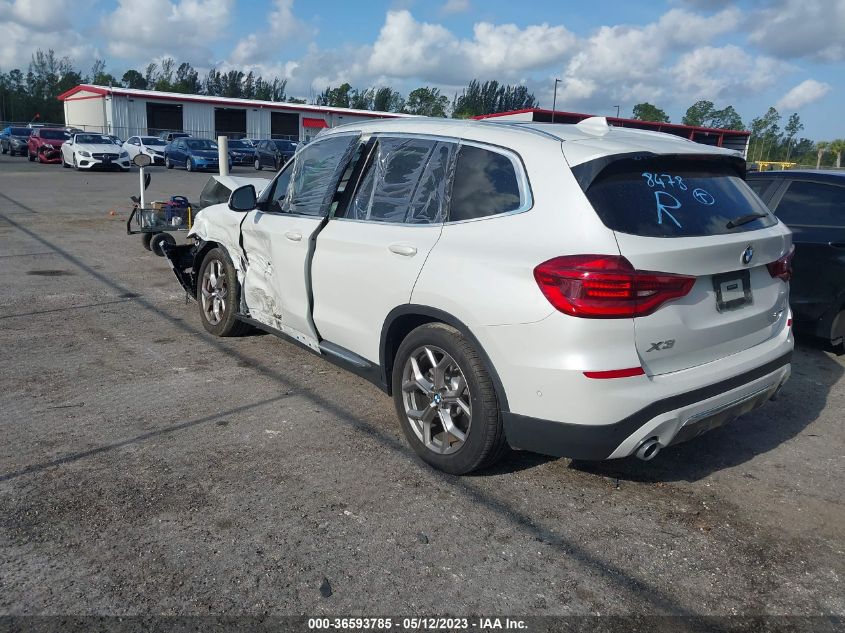 2020 BMW X3 SDRIVE30I - 5UXTY3C04L9C88478