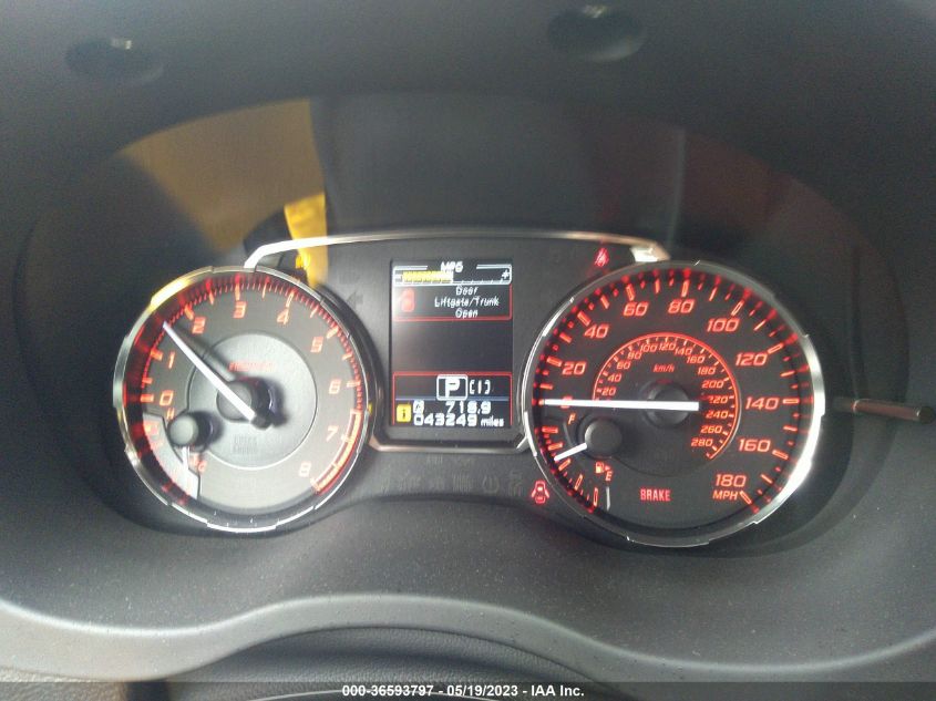 2015 SUBARU WRX LIMITED - JF1VA1J60F8809011