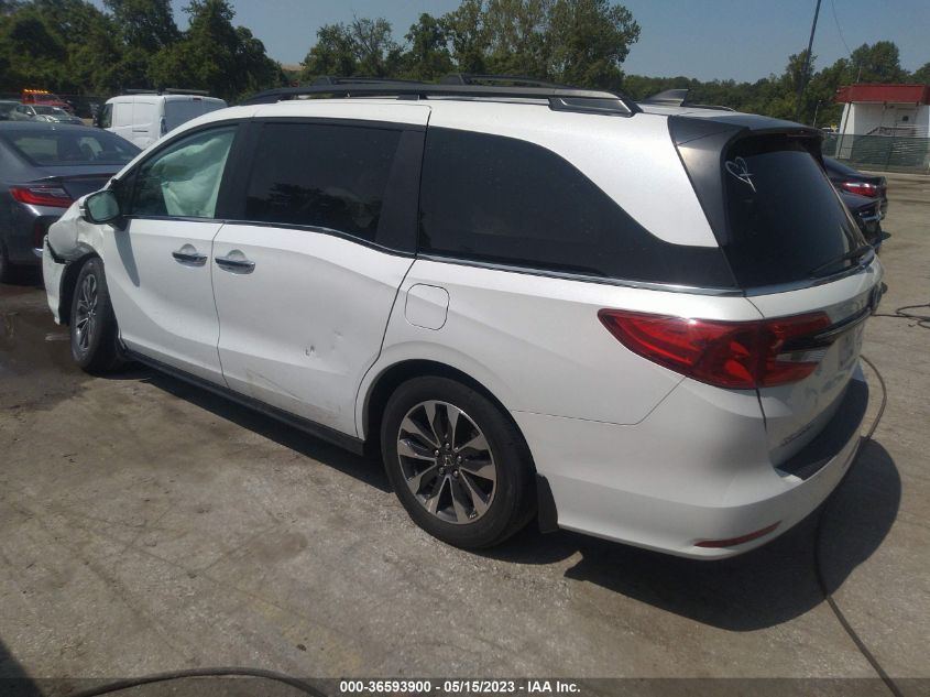 2021 HONDA ODYSSEY EX-L - 5FNRL6H74MB014767