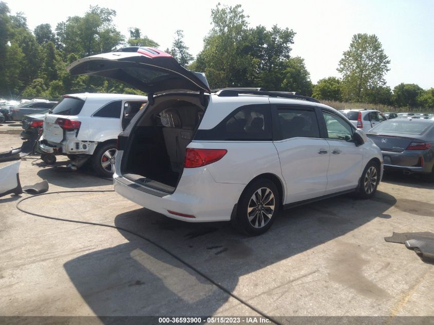2021 HONDA ODYSSEY EX-L - 5FNRL6H74MB014767