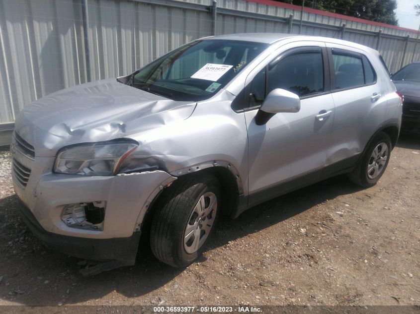 2016 CHEVROLET TRAX LS - 3GNCJKSB1GL276082