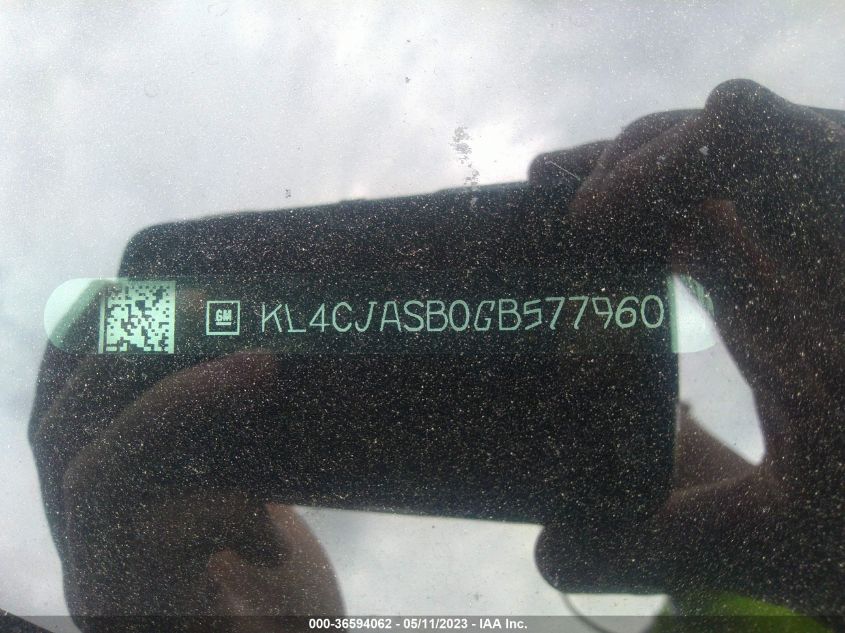 2016 BUICK ENCORE - KL4CJASB0GB577960