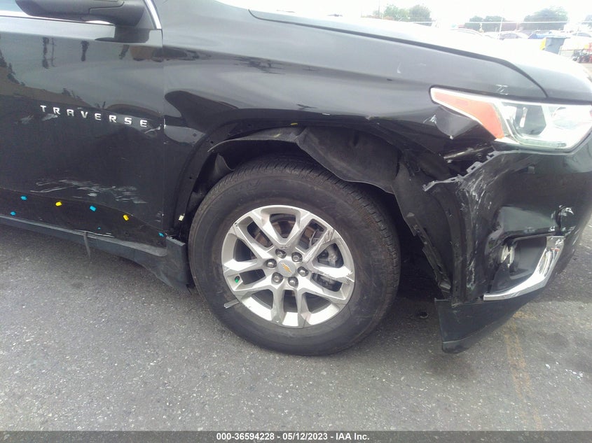 VIN 1GNEVMKW7MJ184764 2021 CHEVROLET TRAVERSE LT CLOTH