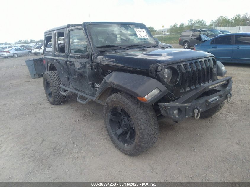 2018 JEEP WRANGLER UNLIMITED SPORT - 1C4HJXDG4JW170182