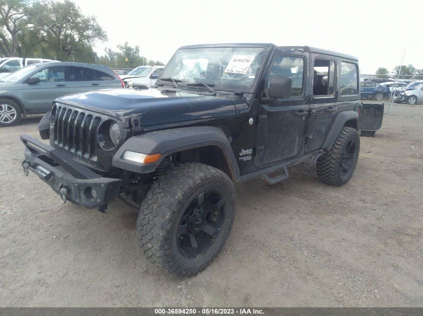 2018 JEEP WRANGLER UNLIMITED SPORT - 1C4HJXDG4JW170182