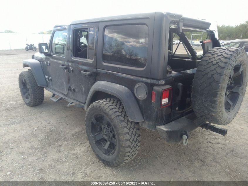 2018 JEEP WRANGLER UNLIMITED SPORT - 1C4HJXDG4JW170182