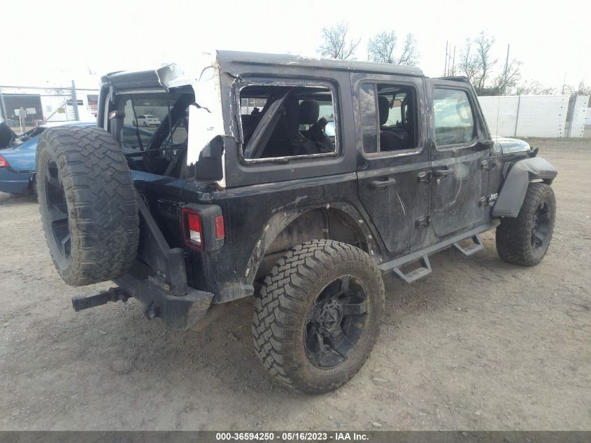 2018 JEEP WRANGLER UNLIMITED SPORT - 1C4HJXDG4JW170182