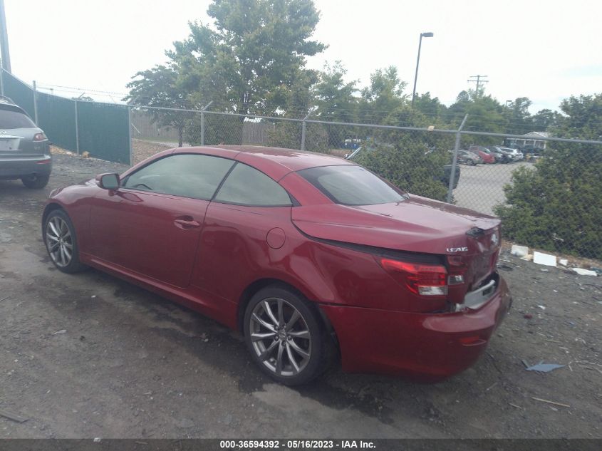 2013 LEXUS IS 250C JTHFF2C28D2527861