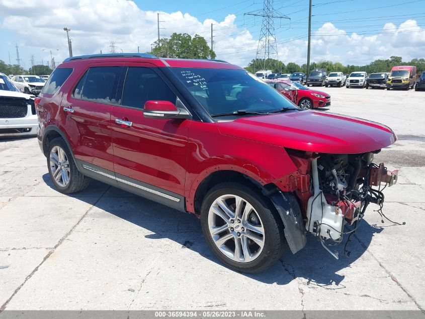 2016 FORD EXPLORER LIMITED - 1FM5K7F87GGB59147