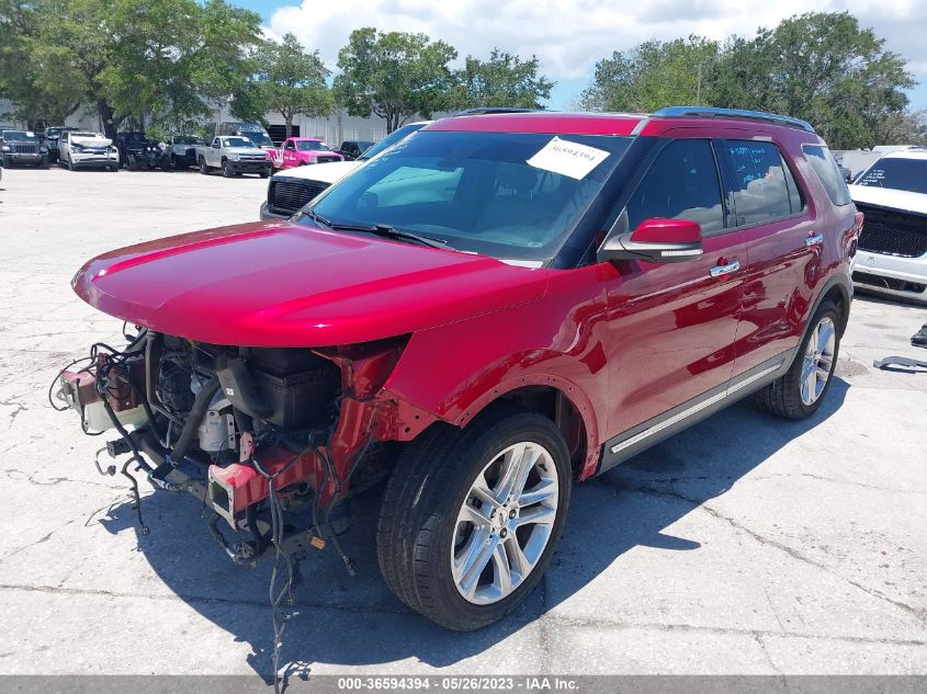 2016 FORD EXPLORER LIMITED - 1FM5K7F87GGB59147