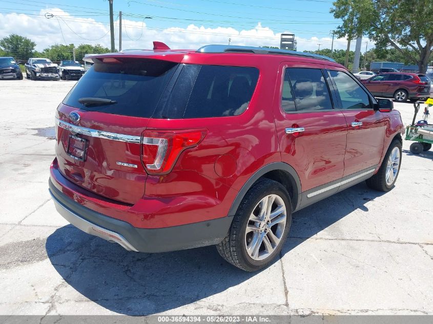 2016 FORD EXPLORER LIMITED - 1FM5K7F87GGB59147