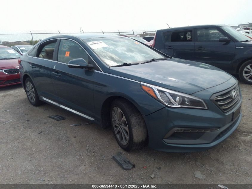 2017 HYUNDAI SONATA SPORT - 5NPE34AF3HH478371