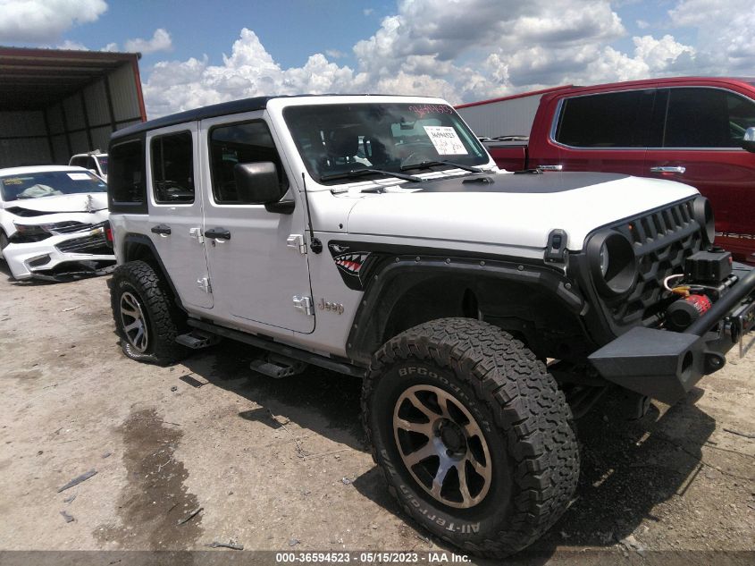 2018 JEEP WRANGLER UNLIMITED SPORT - 1C4HJXDN2JW283692
