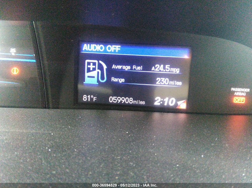 2013 HONDA CIVIC SDN LX - 2HGFB2F52DH594905