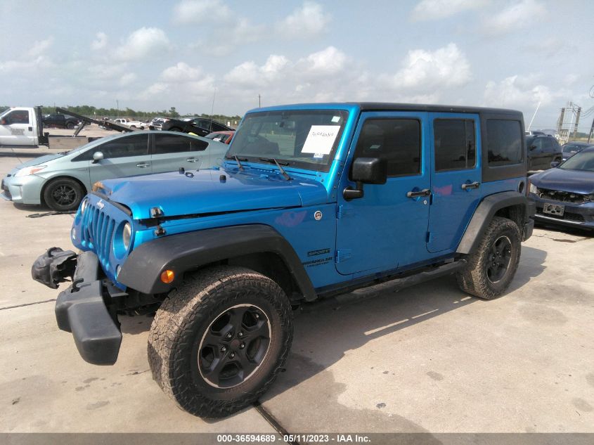 2016 JEEP WRANGLER UNLIMITED SPORT - 1C4BJWDG9GL306722