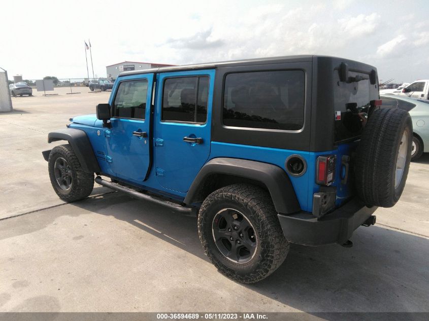 2016 JEEP WRANGLER UNLIMITED SPORT - 1C4BJWDG9GL306722