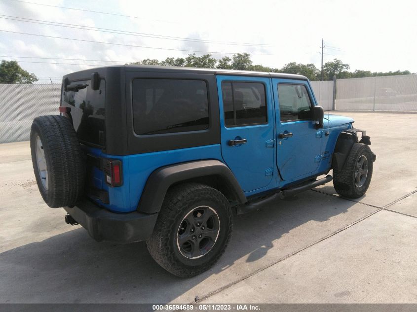 2016 JEEP WRANGLER UNLIMITED SPORT - 1C4BJWDG9GL306722