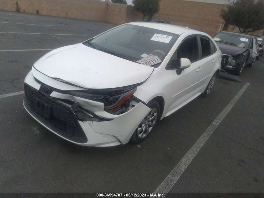VIN JTDEPMAE0NJ200414 2022 TOYOTA COROLLA LE