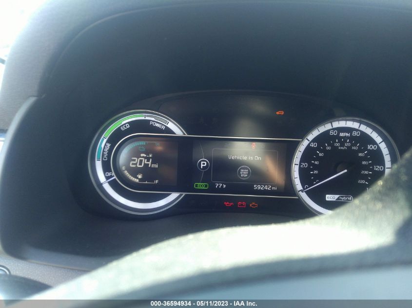 2017 KIA NIRO TOURING - KNDCE3LC2H5077215