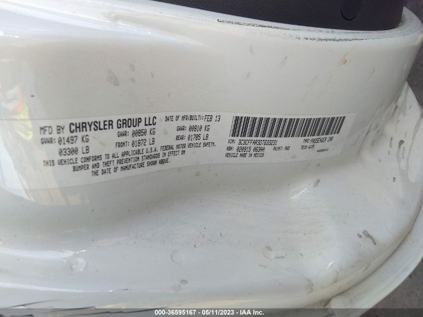 2013 FIAT 500 POP - 3C3CFFAR3DT633231
