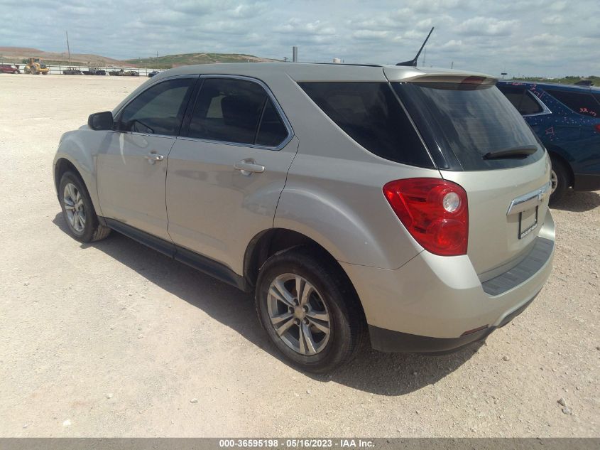 2013 CHEVROLET EQUINOX LS - 2GNALBEKXD6244342