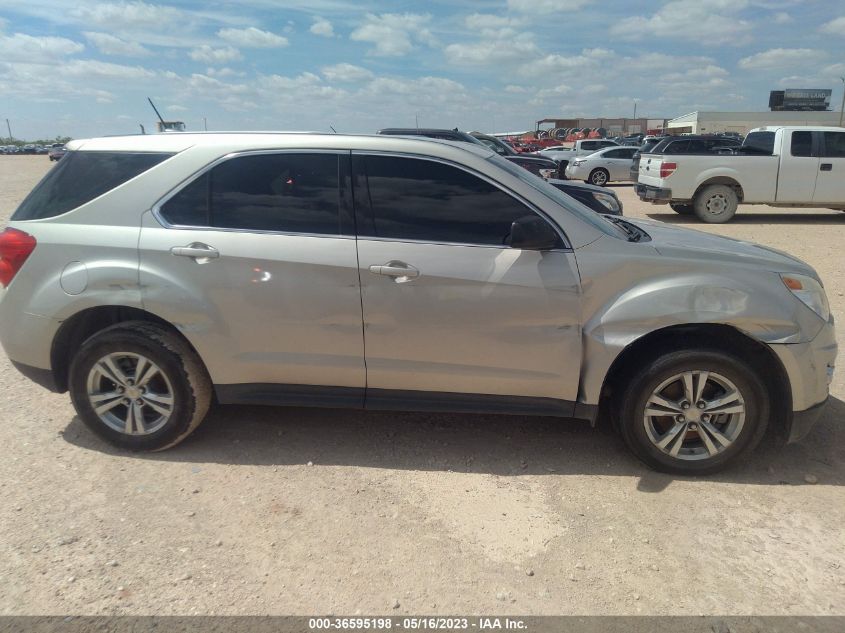 2013 CHEVROLET EQUINOX LS - 2GNALBEKXD6244342