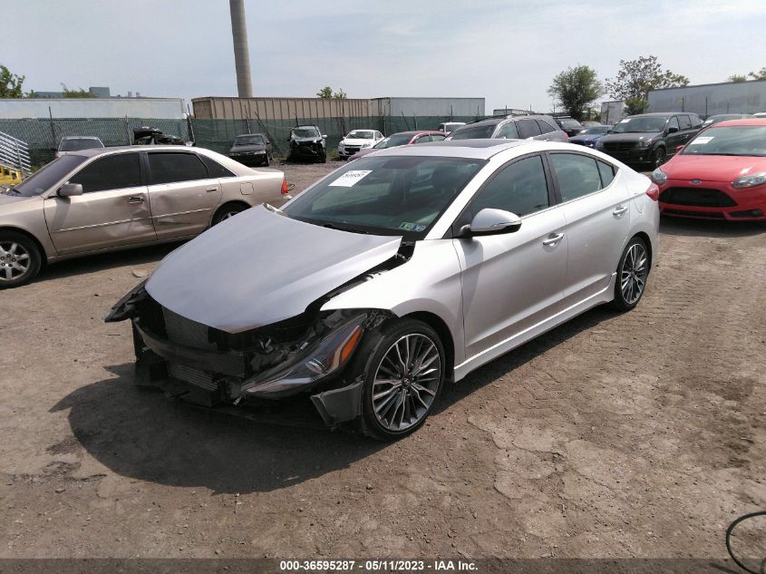 2018 HYUNDAI ELANTRA SPORT - KMHD04LB4JU507799