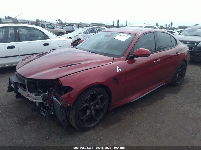 2017 ALFA ROMEO GIULIA QUADRIFOGLIO - ZARFAEAV9H7540566