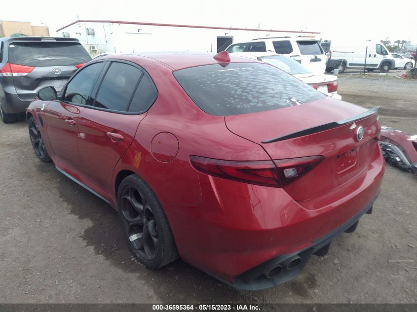 2017 ALFA ROMEO GIULIA QUADRIFOGLIO - ZARFAEAV9H7540566