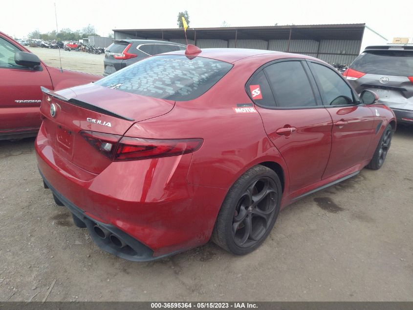 2017 ALFA ROMEO GIULIA QUADRIFOGLIO - ZARFAEAV9H7540566