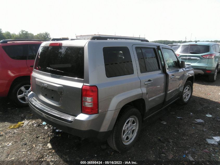 2016 JEEP PATRIOT SPORT - 1C4NJPBB9GD726839