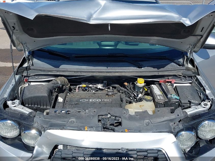 2016 CHEVROLET SONIC LT - 1G1JC5SH1G4106321