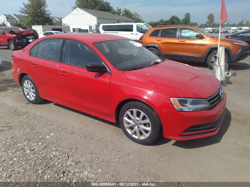 2015 VOLKSWAGEN JETTA SEDAN 1.8T SE - 3VWD17AJXFM252307