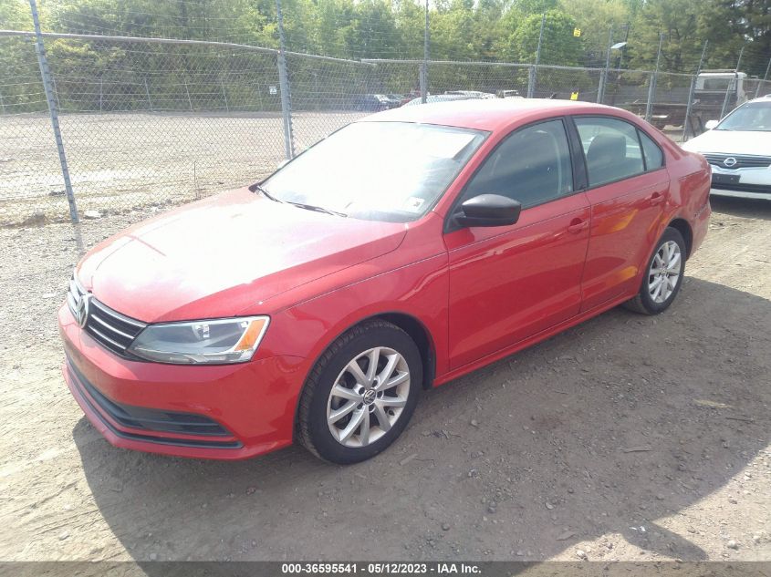 2015 VOLKSWAGEN JETTA SEDAN 1.8T SE - 3VWD17AJXFM252307