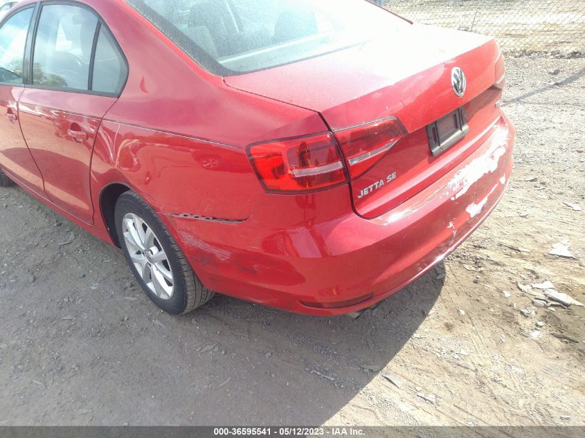 2015 VOLKSWAGEN JETTA SEDAN 1.8T SE - 3VWD17AJXFM252307