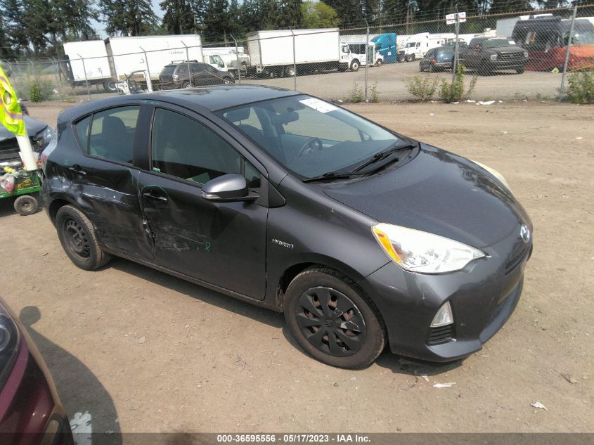 2013 TOYOTA PRIUS C ONE/TWO/THREE/FOUR - JTDKDTB3XD1040561