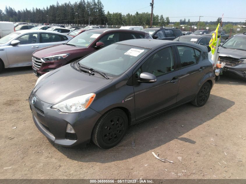2013 TOYOTA PRIUS C ONE/TWO/THREE/FOUR - JTDKDTB3XD1040561