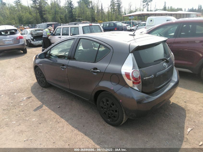 2013 TOYOTA PRIUS C ONE/TWO/THREE/FOUR - JTDKDTB3XD1040561