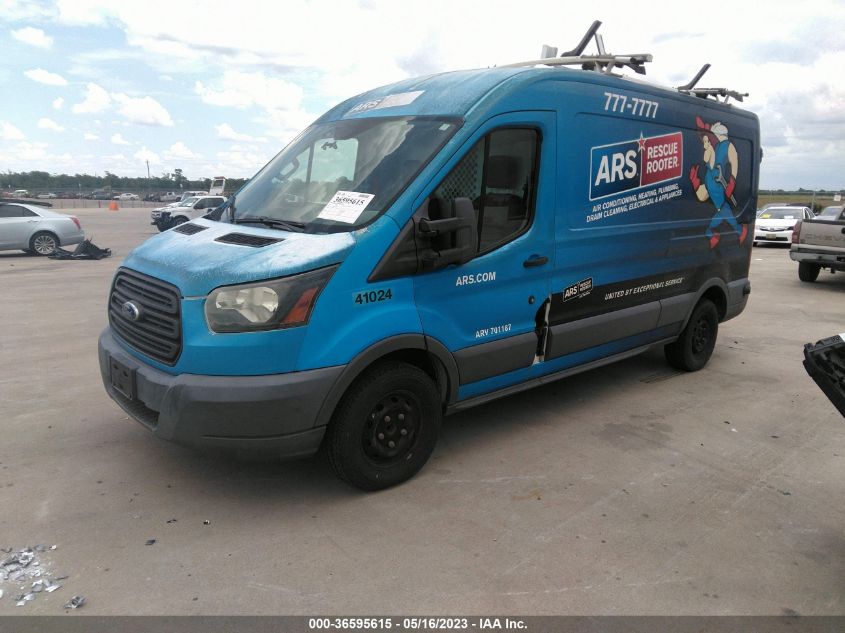 2015 FORD TRANSIT CARGO VAN - 1FTSW2CMXFKB14229