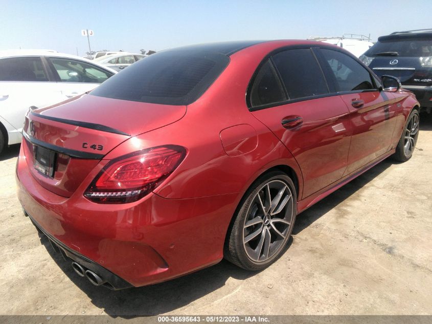 2019 MERCEDES-BENZ C-CLASS AMG C 43 - 55SWF6EB8KU308641