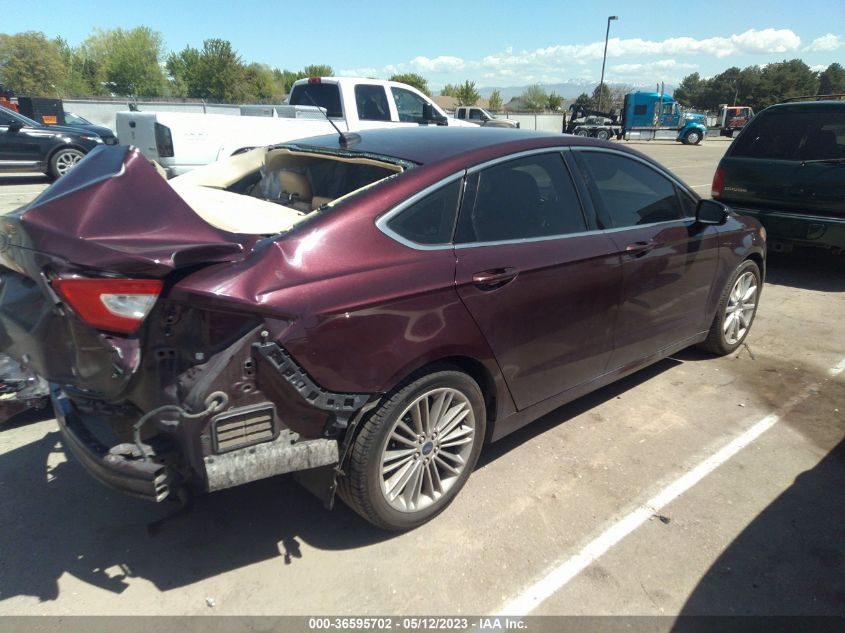 2013 FORD FUSION SE - 3FA6P0H98DR204906