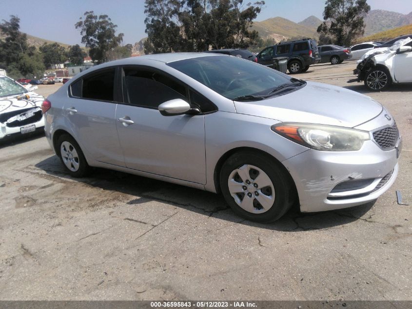 2015 KIA FORTE LX - KNAFK4A62F5426828