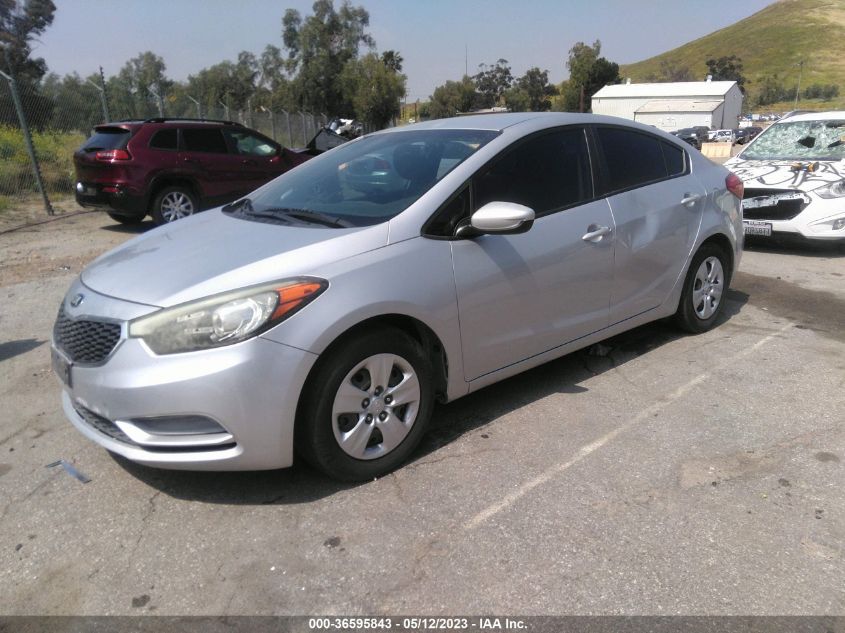 2015 KIA FORTE LX - KNAFK4A62F5426828