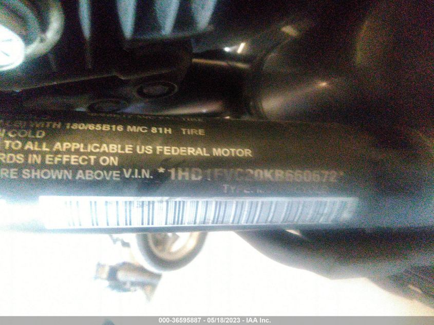 2019 HARLEY-DAVIDSON FLHT 1HD1FVC20KB660672