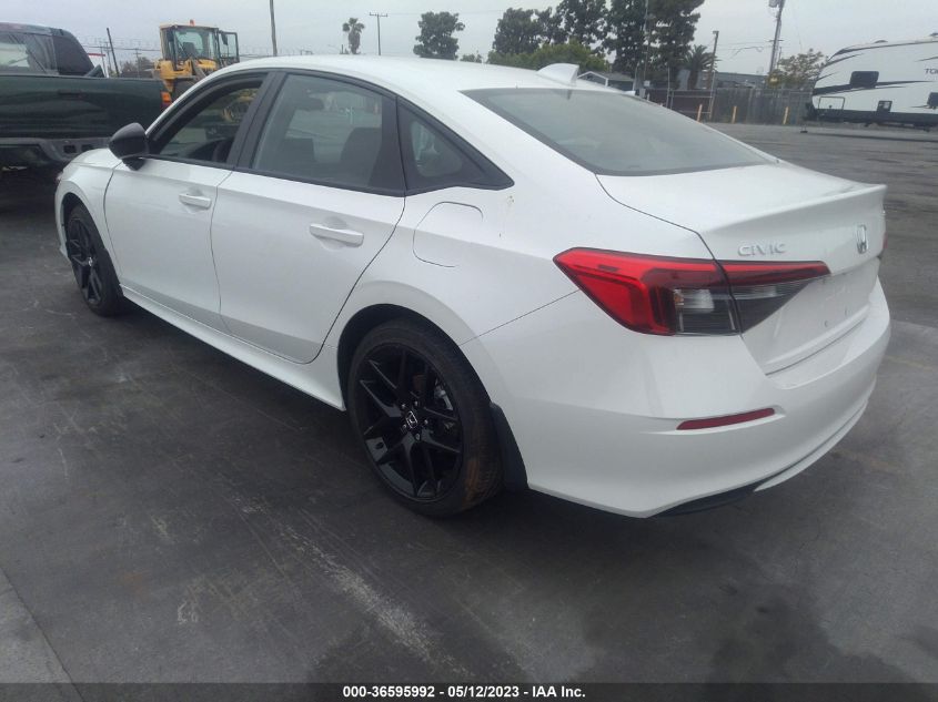 2023 HONDA CIVIC SEDAN SPORT - 2HGFE2F51PH528227