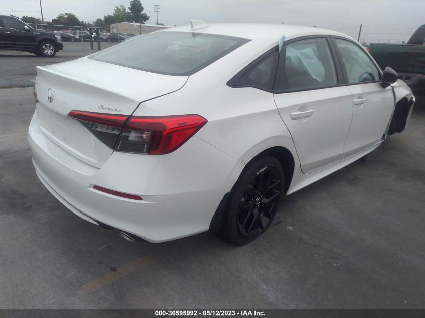 2023 HONDA CIVIC SEDAN SPORT - 2HGFE2F51PH528227