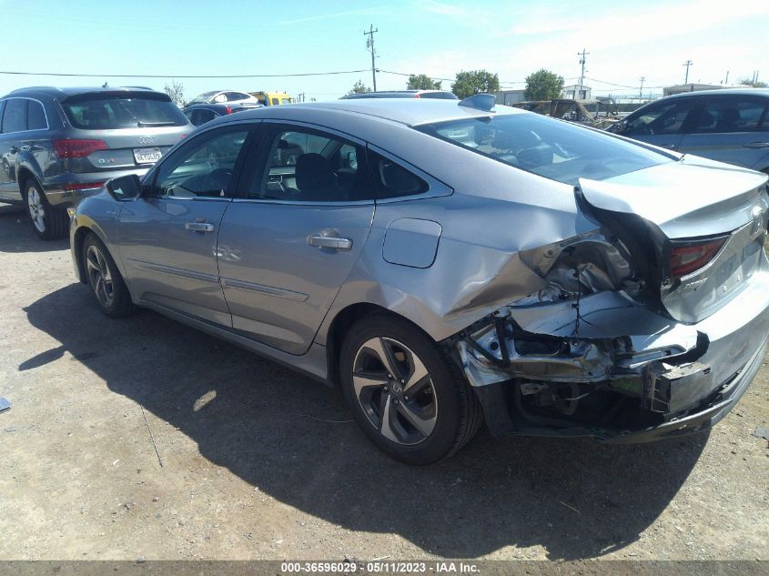 2019 HONDA INSIGHT EX 19XZE4F52KE018240