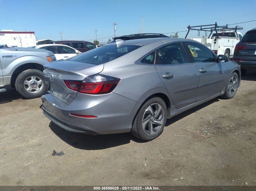 2019 HONDA INSIGHT EX 19XZE4F52KE018240