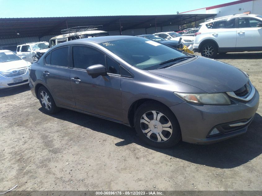 2015 HONDA CIVIC HYBRID - 19XFB4F39FE200694